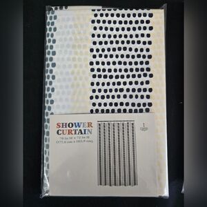 Target Bullseye Polka Dot Shower Curtain 70x72 Inches